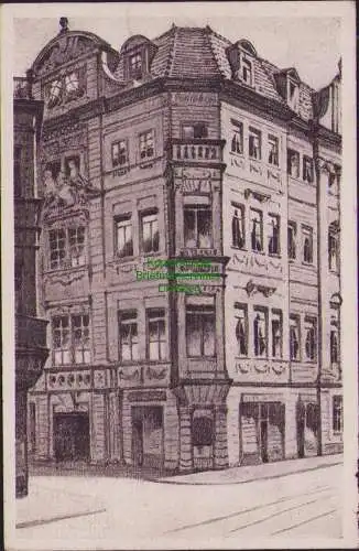 158484 AK Alt Leipzig 1914 Romanushaus Brühl