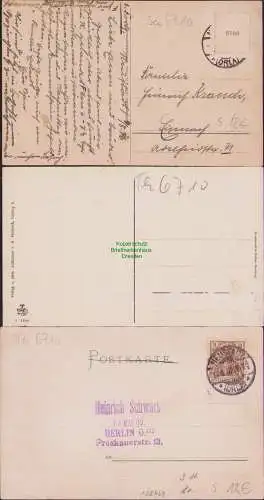 158468 AK Neustadt Orla 1909 Pößnecker Straße mit Bürgerschule Arnshaugker Str.