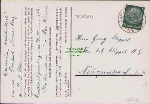 158867 AK Einladung zur Jagd Neusalza Spremberg 1936
