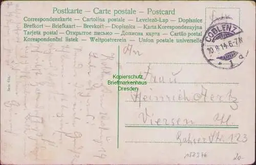 158976 AK Humor Jagd Jägernachwuchs un 1905 gelaufen Coblenz 1914