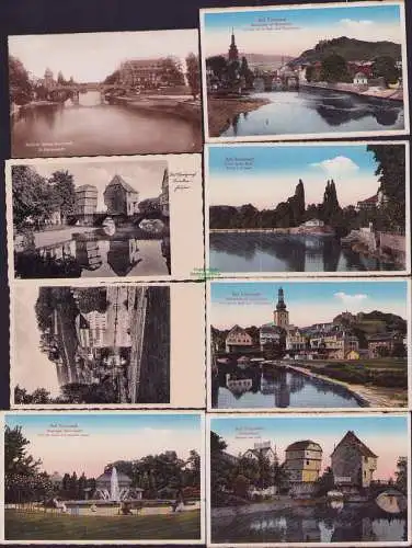 160144 18 AK Radium-Solbad Kreuznach St. Marienwörth Brückenhäuser Nahebrücke