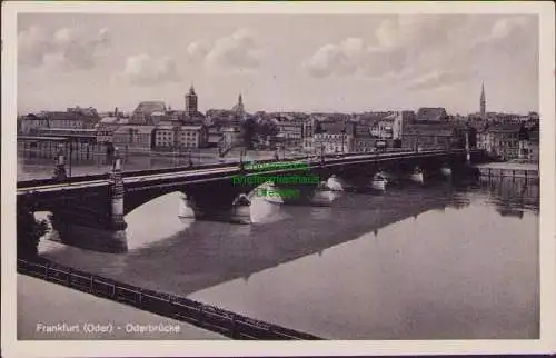 160037 AK Frankfurt (Oder) Oderbrücke 1936