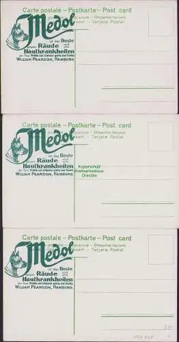 160068 3 AK GIRLS AND BABIES JAPAN um 1915 COUNTRY MAIL TEA HOUSE GIRLS