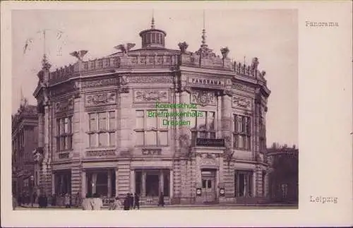 160064 AK Leipzig Panorama Theater Roßplatz 1930