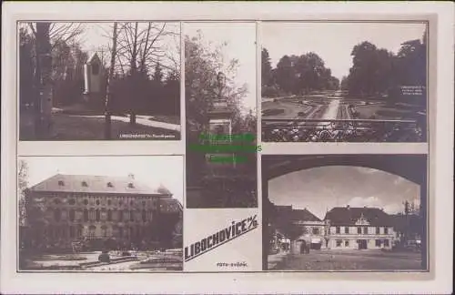 160407 AK Libochovice Libochowitz Fotokarte um 1935 5 Bilder