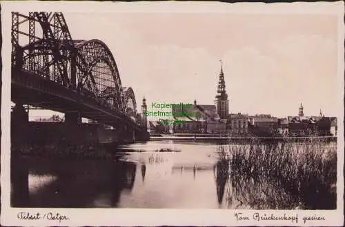 160723 AK Tilsit Ostpr. Tom Brückenkopf gesehen 1940 