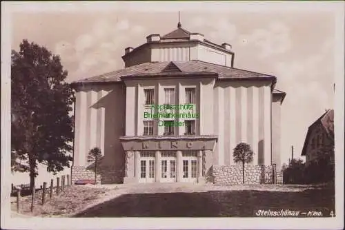 160679 AK Steinschönau KINO Fotokarte 1924 Kamenicky Senov