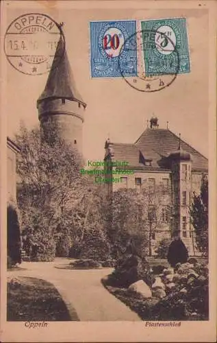 160783 AK Oppeln Piastenschloß 1920