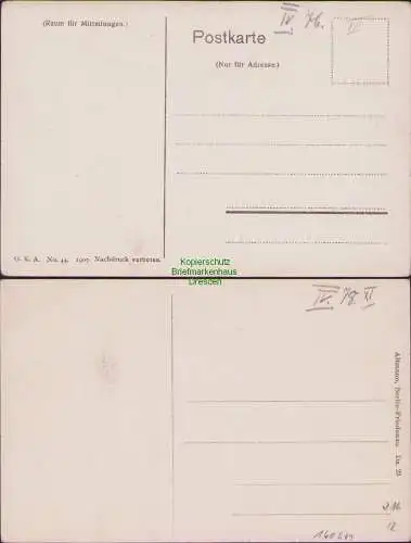 160871 2 AK Danzig Börse Ober-Pfarrkirche zu St. Marien 1907