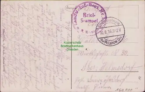 161000 AK Vilnius Wilna Wilno Litauen 1916 Schlossberg