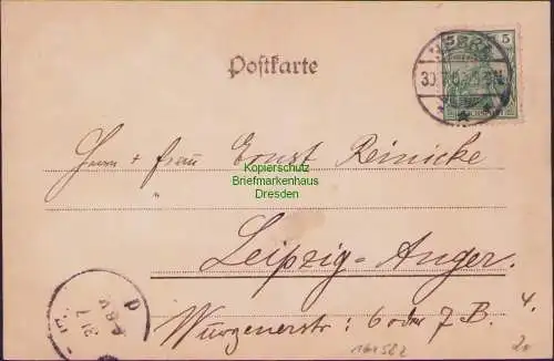 161582 AK Nebra  a. Unstrut 1900 Panorama