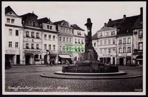 161778 AK Fotokarte Greiffenberg Schlesien Gryfow Slaski IsergebirgeMarkt Hotel