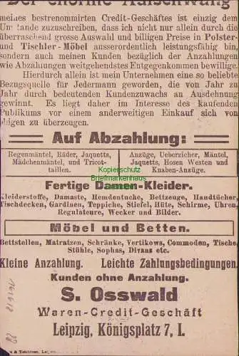 161618 Bild Leipzig Total Ansicht Industrie und Gewerbe Azsstellung 1897