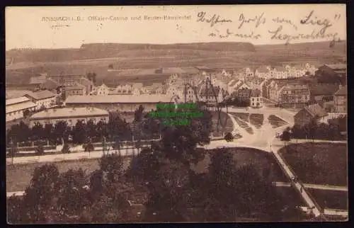 162148 AK Ansbach 1909 Offizier Casino Reuter Bauviertel 