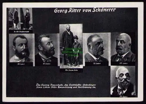 162003 AK Georg Ritter von Schönerer Wien 1942 SST Ausstellung Messepalast