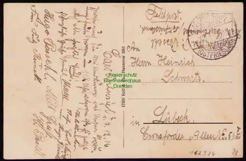 162324 AK Carolinensiel Ostfriesland Wittmund 1916 Hotel zum Deutschen Hause 