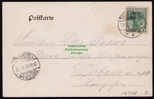 162398 AK Güstrow 1902 Bleicherstrasse