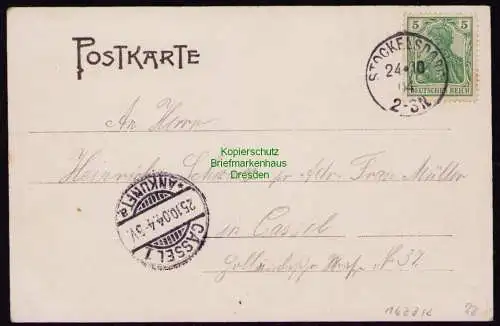 162312 AK Stockelsdorf 1904 Herrenhaus Bäckerei Kirche Credit Verein 