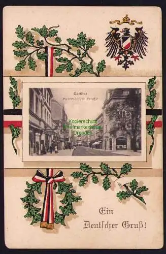 162629 AK Cottbus Spremberger Straße 1916 Ein Deutscher Gruß