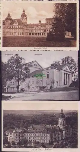165489 3 AK Neustrelitz Schloß Landestheater Schloss um 1925