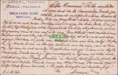 165478 Ganzsache Tudo Pela Nacao Alles für die Nation 1937 Lissabon Portugal