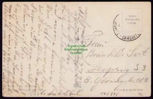 165875 AK Born Darß 1958 Fischerhaus Jugendherberge Hafen am Bodden