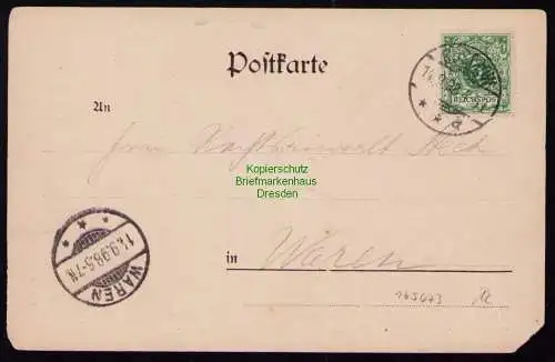 165673 AK Güstrow 1898 Domkirche