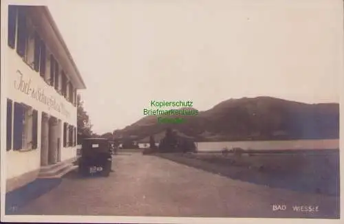 170118 AK Bad Wiessee um 1925 Fotokarte Jod- & Schwefelbad Wiessee Schliersee