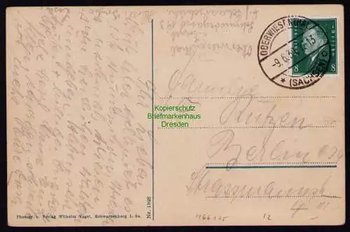 166125 AK Böhm Wiesenthal Oberwiesenthal 1930 am Fuße des Fichtelberges 