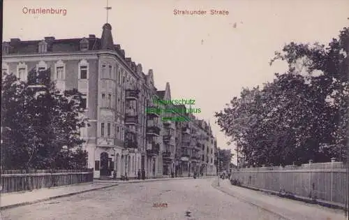170002 AK Oranienburg 1930 Stralsunderstraße Hotel Stralsunder Hof Restaurant