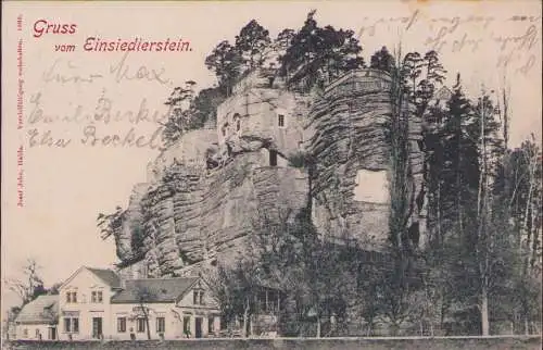 170821 AK Einsiedlerstein Felsenburg Sloup 1901