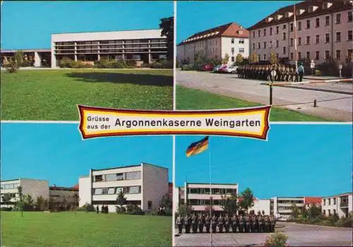170763 AK Argonnenkaserne Weingarten um 1970