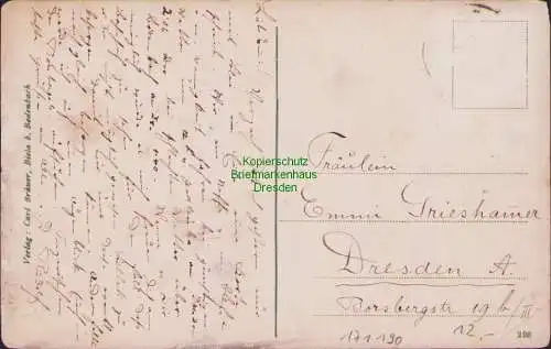 171190 AK Tyssa Tisa Böhmische Schweiz um 1920