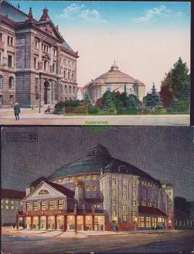 171120 2 AK Dresden-Neustadt Zirkus Sarrasani Königl. Finanzministerium um 1920