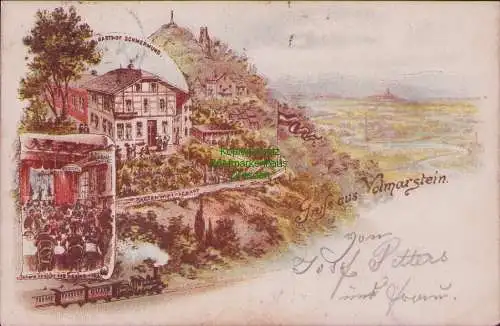 171115 AK Volmarstein Wetter Ruhr um 1900 GASTHOF SCHMERMUND GARTENWIRTSCHAFT