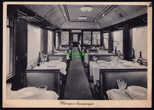 172106 AK Frankfurt Main 1934 Mitropa Speisewagen