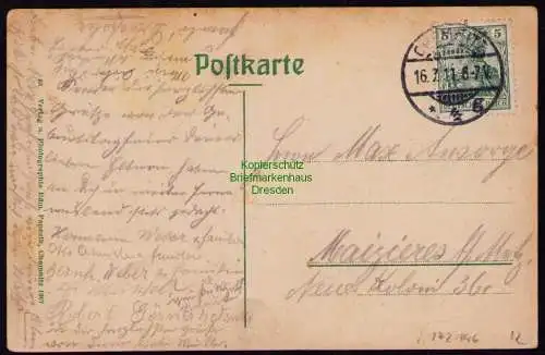 172146 AK Chemnitz 1911 Kaiserplatz