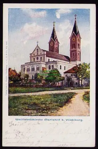 172536 AK  Vilsbiburg 1900 Wallfahrtskirche Maria Hilf