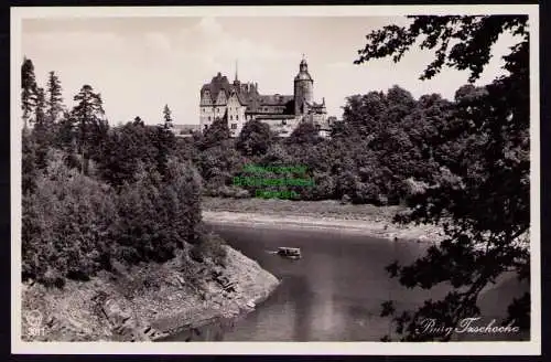 172566 AK  Burg Tzschocha Zamek Czocha um 1935 Isergebirge an der Talsperre