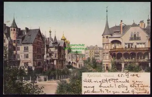 172572 AK  Karlsbad 1902 Westend