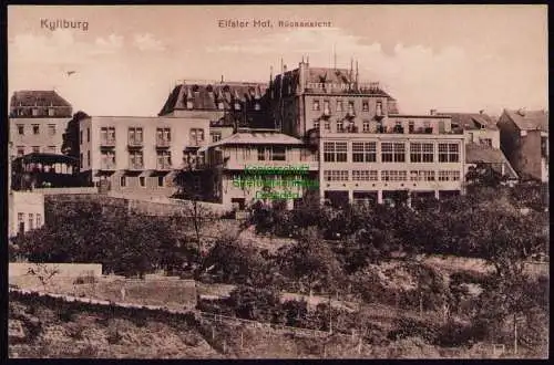 172607 AK Kyllburg um 1910 Hotel Eifeler Hof, Rückansicht