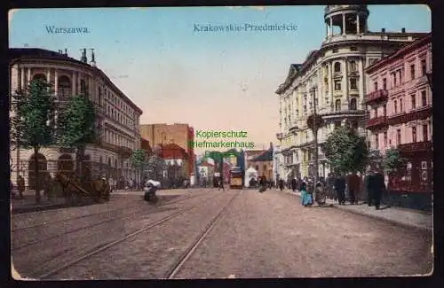 172469 AK  Warschau 1911 Krakowskie Przedmiescie