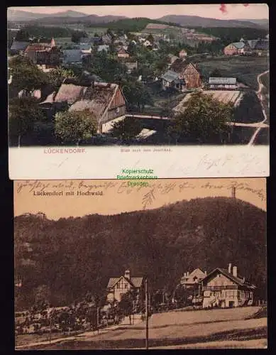 172784 2 AK Lückendorf Oybin 1915 1925