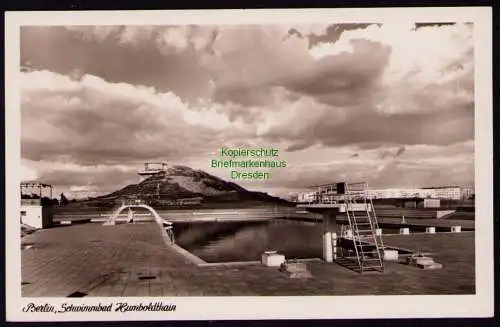 172687 AK Berlin um 1940 Schwimmbad Humboldthain Fotokarte