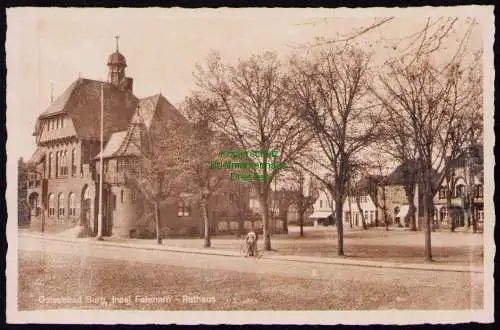 172677 AK Ostseebad Burg Insel Fehmarn Rathaus 1954