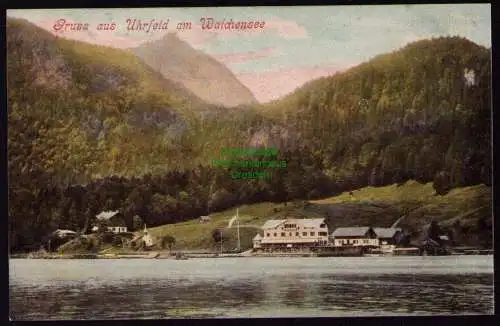 172862 AK Urfeld Kochel am See Walchensee Uhrfeld um 1910