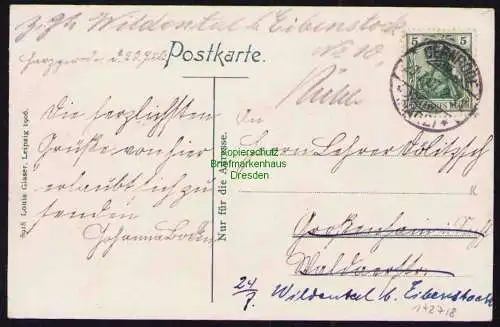 173718 AK Harzgerode 1907 Städt. Badeanstalt