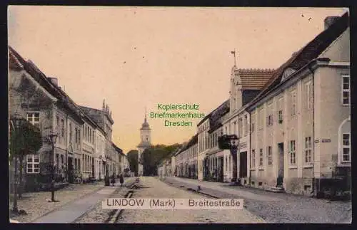 173614 AK Lindow (Mark) Breitestraße um 1910