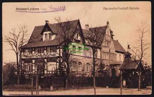 173701 AK Hohen Lychen Hohenlychen 1905 Pannwitz Freiluft Schule Verlag Goldiner