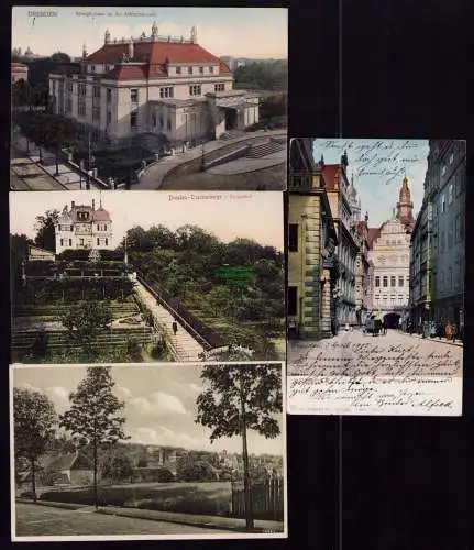 172972 4 AK Dresden Schloßstraße Georgentor 1905 Künstlerhaus Albrechtstraße